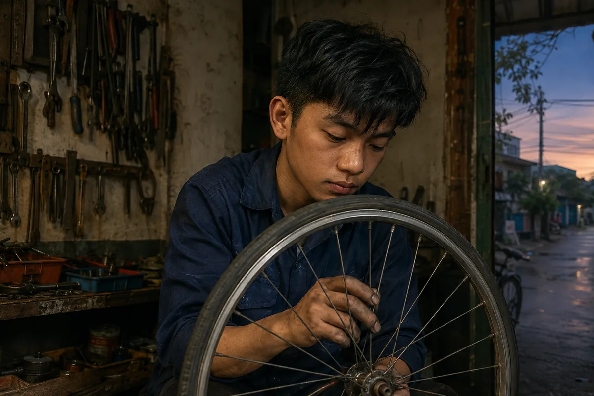 Cảnh minh họa Tâm, nhân vật trong sách DỰNG.