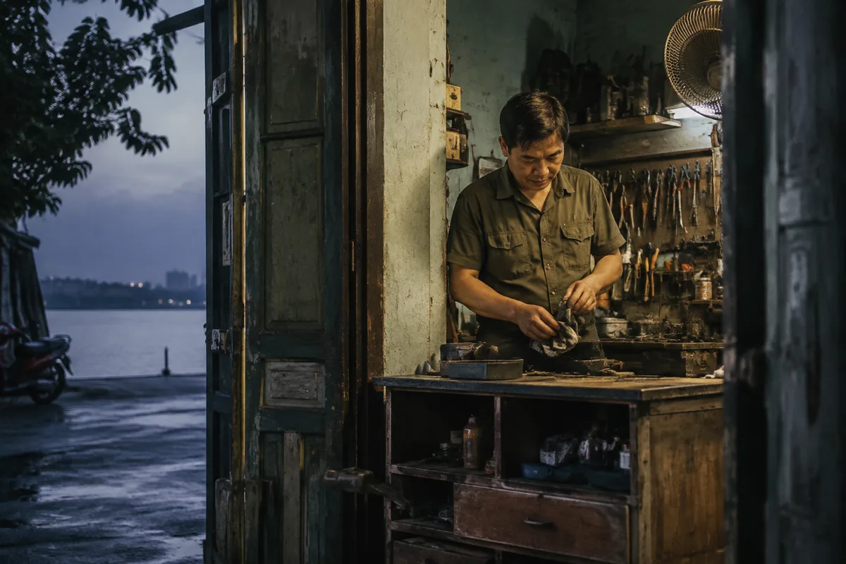 Minh họa mở phần Ra đời làm ăn