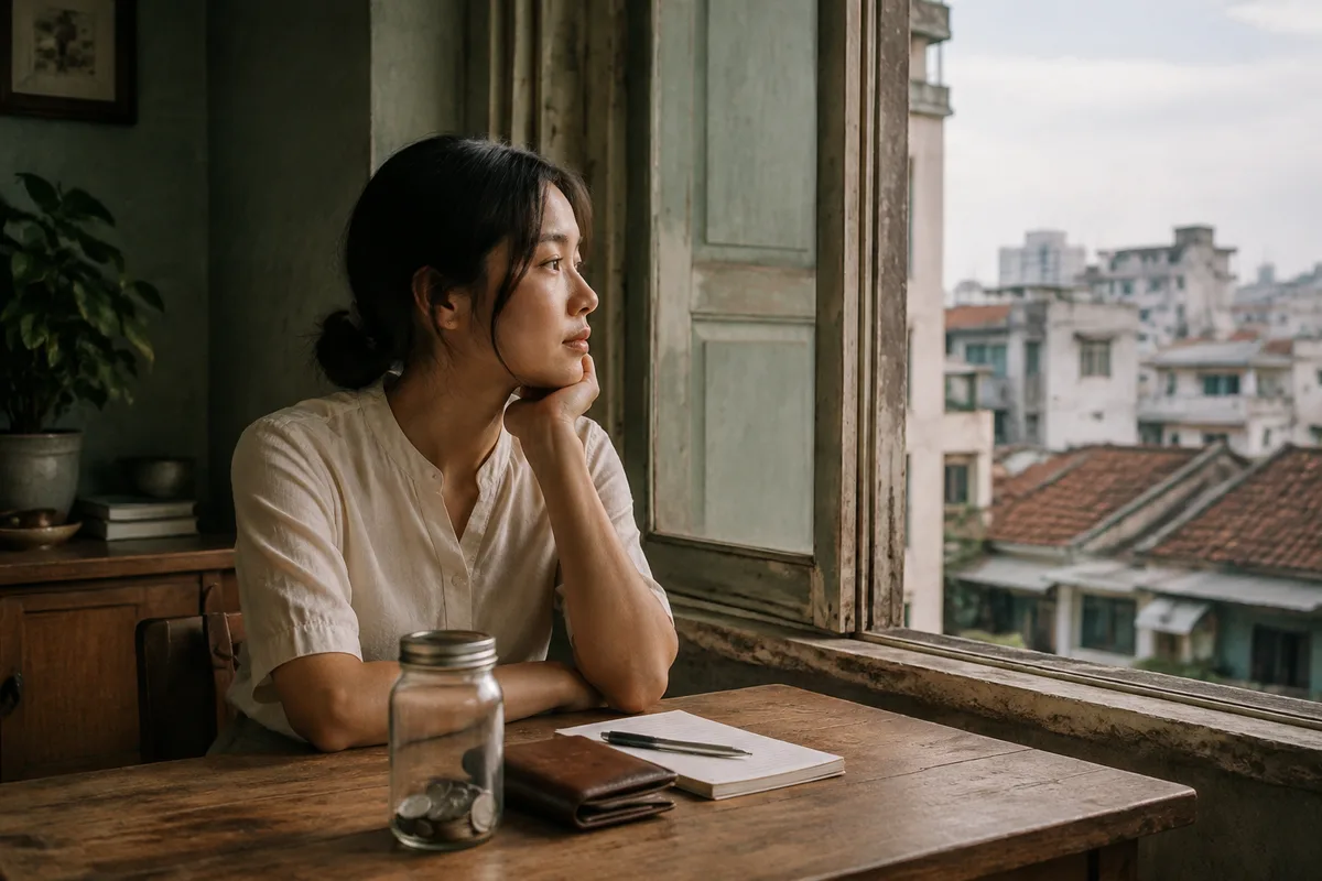 Cảnh minh họa Vy, nhân vật trong sách DỰNG.
