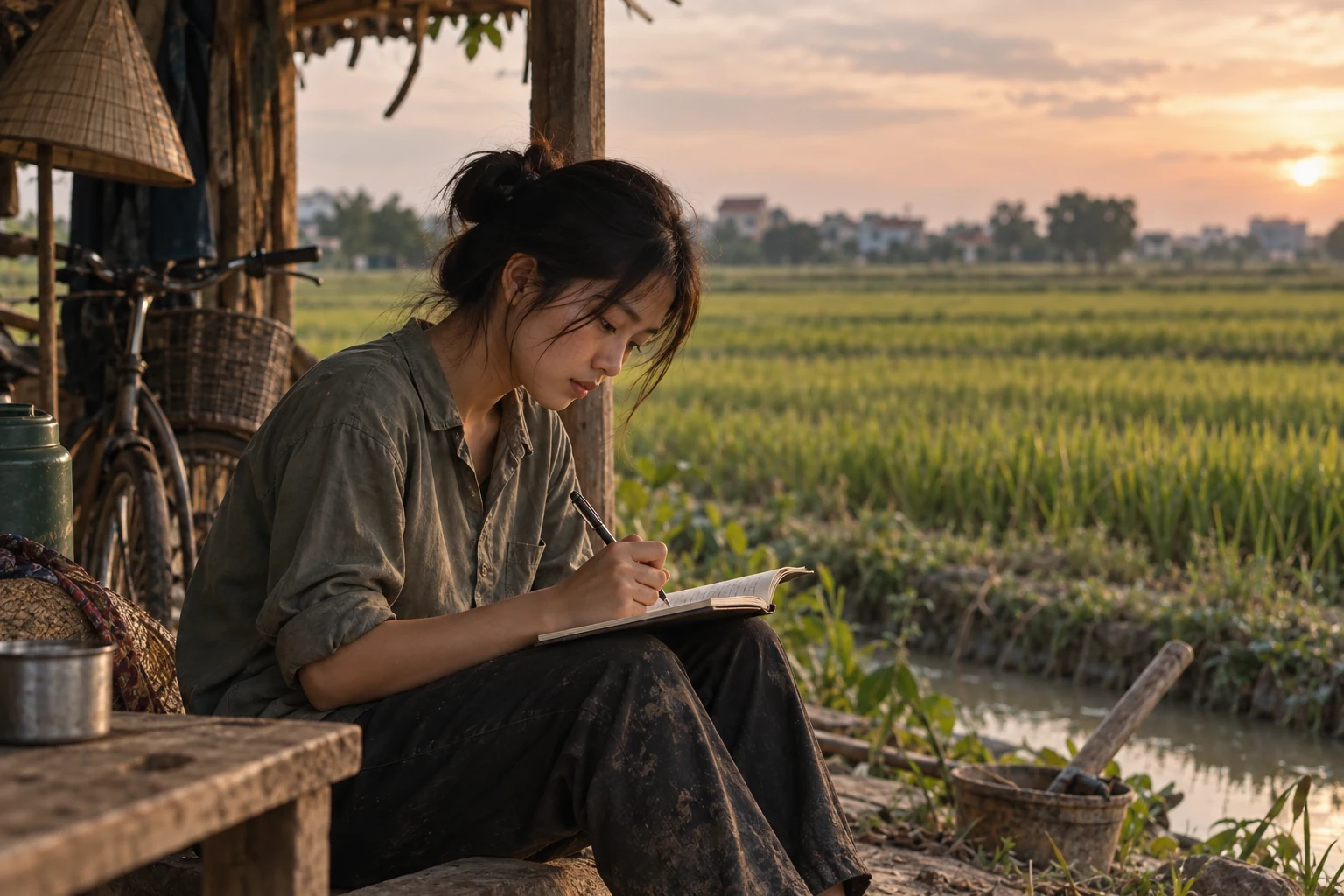 Một khoảnh khắc khác trong câu chuyện 15: Ở lại giữa cánh đồng.