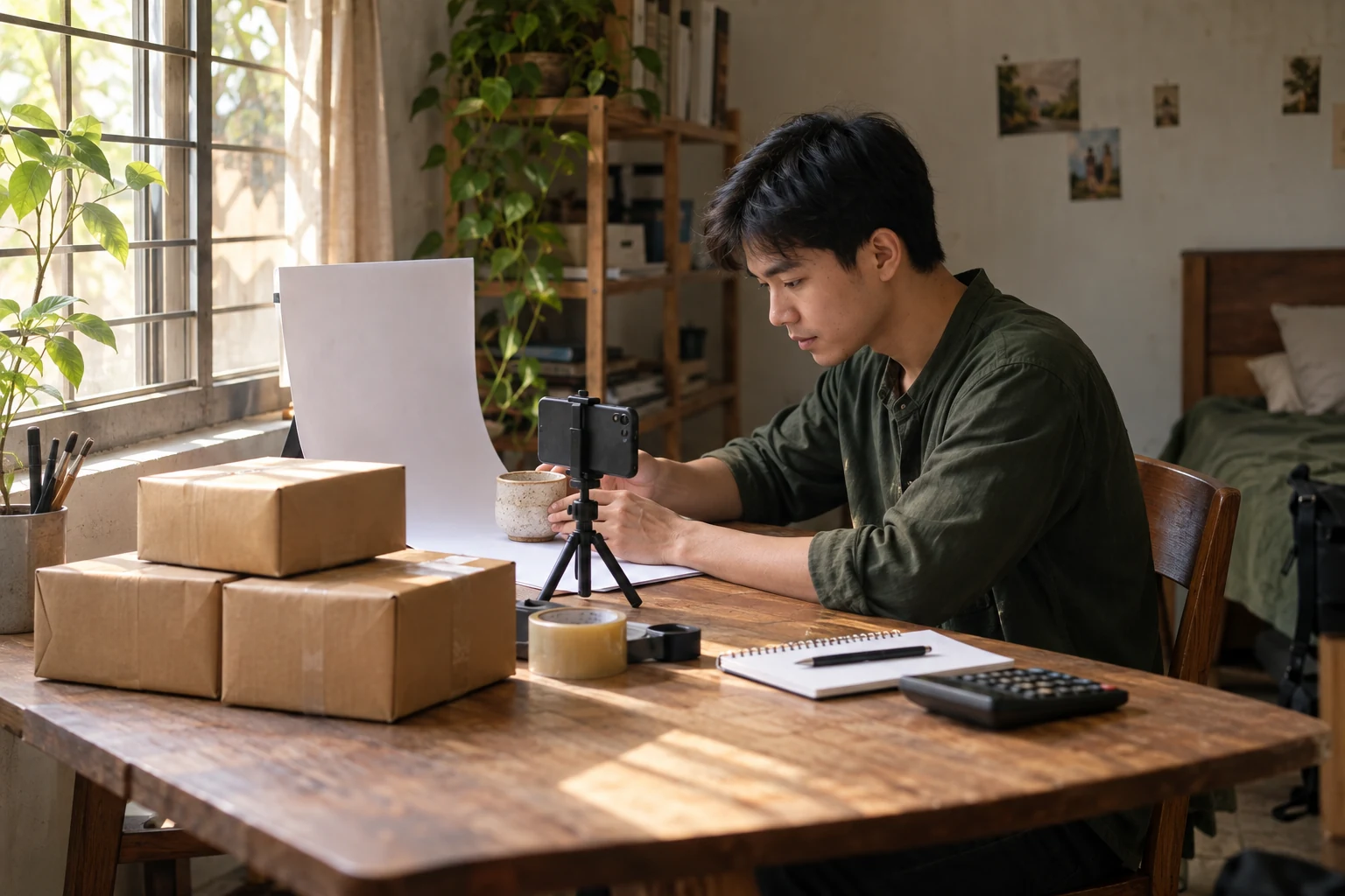Cảnh minh họa cho câu chuyện 26: Muốn làm chủ: bán online hay thuê mặt bằng?