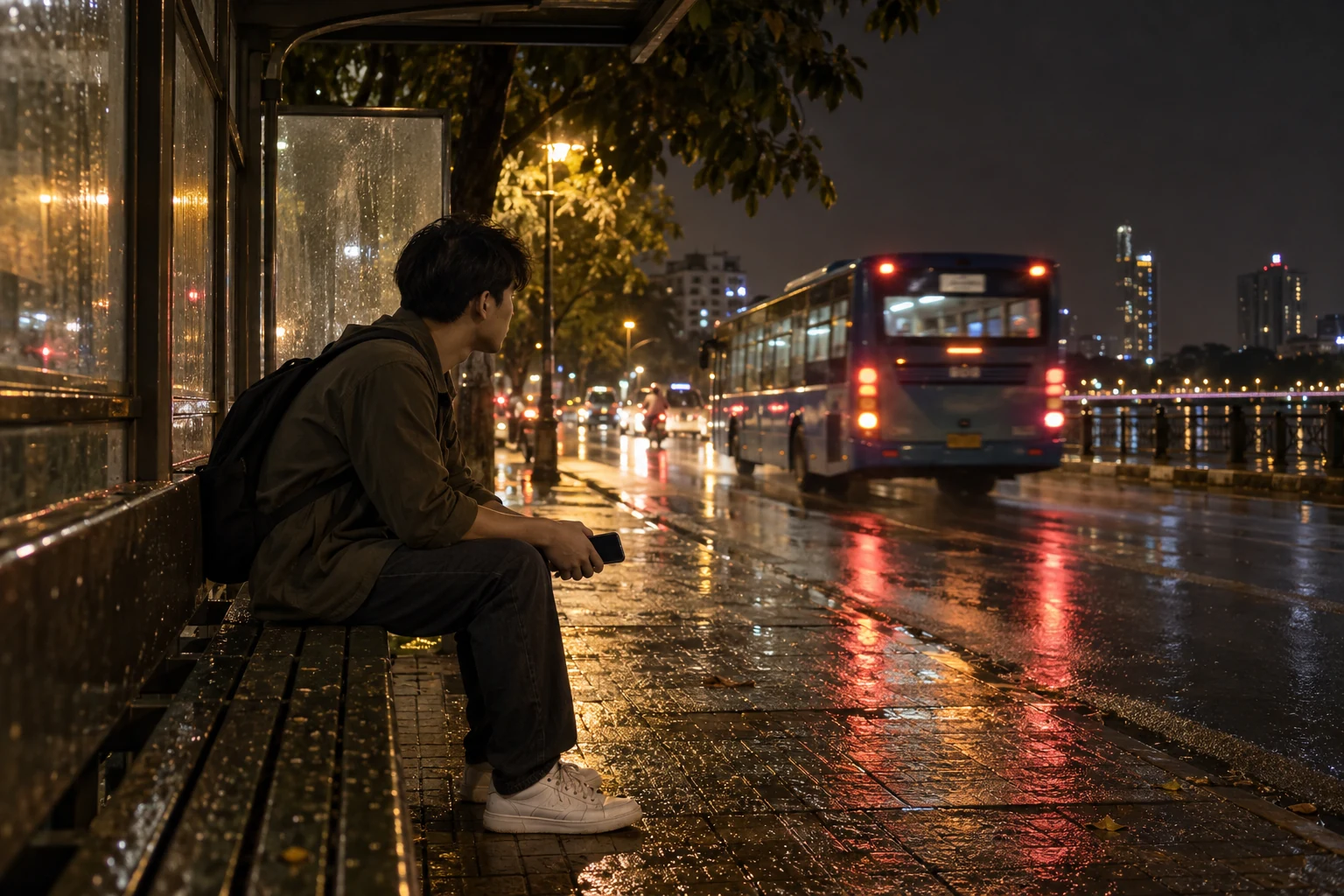 Cảnh minh họa cho câu chuyện 38: Lửng lơ và chuyện yêu thời quẹt phải quẹt trái
